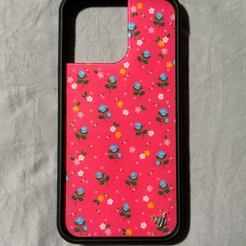 Pink Dainty Florals iPhone 14 Pro Max Case